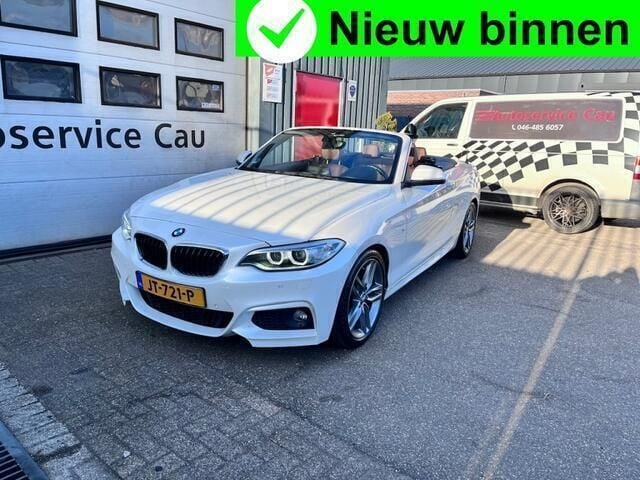 Wit Gebruikt 2016 BMW 220 M Sport Cabriolet | € 20.950 (Goede deal) - Afbeelding 1/4