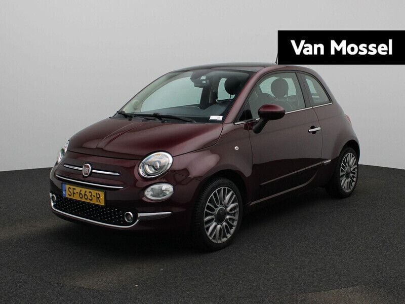 Rood Gebruikt 2018 Fiat 500 Lounge Hatchback | € 9.900 (Eerlijke prijs) - Afbeelding 1/4
