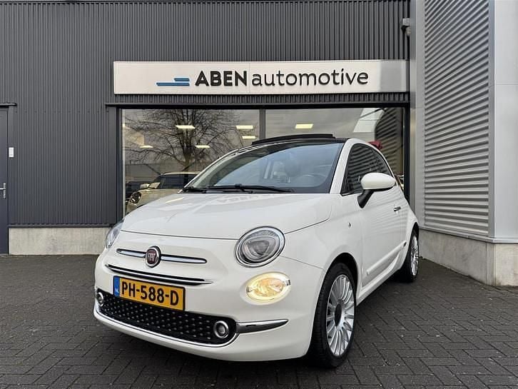 Wit Occasion 2017 Fiat 500C Lounge Cabriolet | € 12.450 (Iets duurder) - Afbeelding 1/4