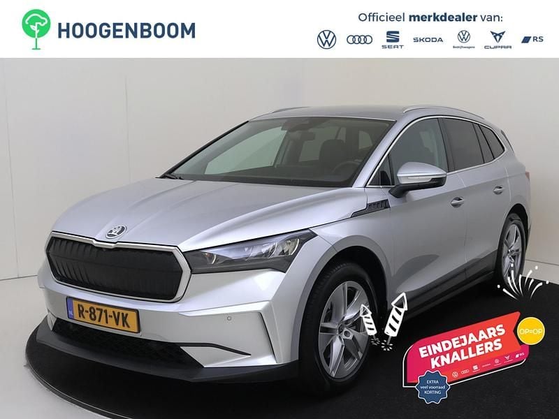 Zilver Gebruikt 2022 Skoda Enyaq iV Business Line SUV | € 31.950 (Goede deal) - Afbeelding 1/4