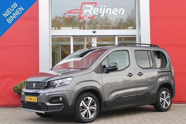 Grijs Gebruikt 2019 Peugeot Rifter GT-line MPV | € 22.995 (Eerlijke prijs) - Afbeelding 1/4