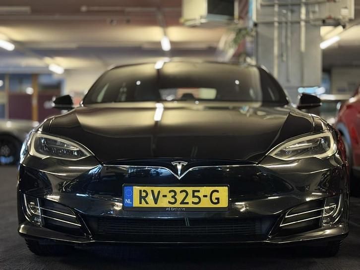Occasion Tesla Model S 350 kW (476 PK) 2018 Zwart Hatchback