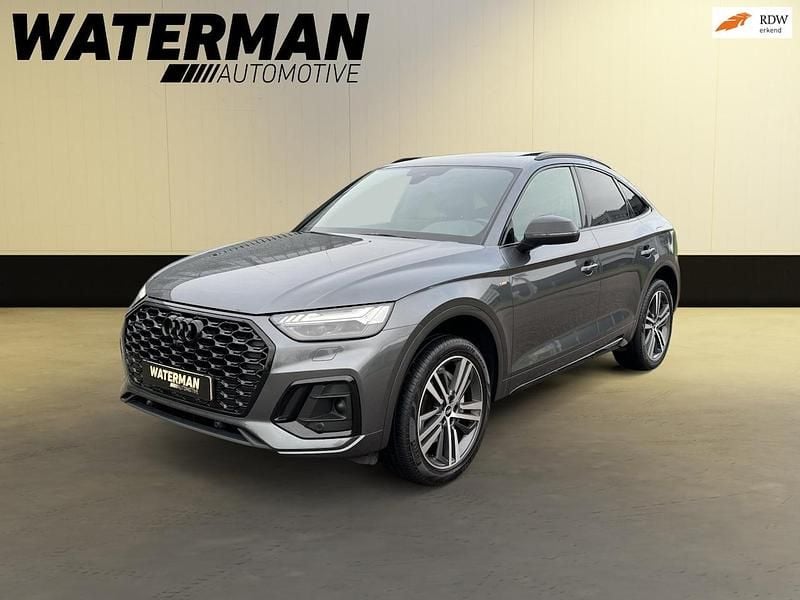 Grijs (metallic) Gebruikt 2022 Audi Q5 Sportback S-Line SUV | € 41.650 (Super prijs) - Afbeelding 1/4