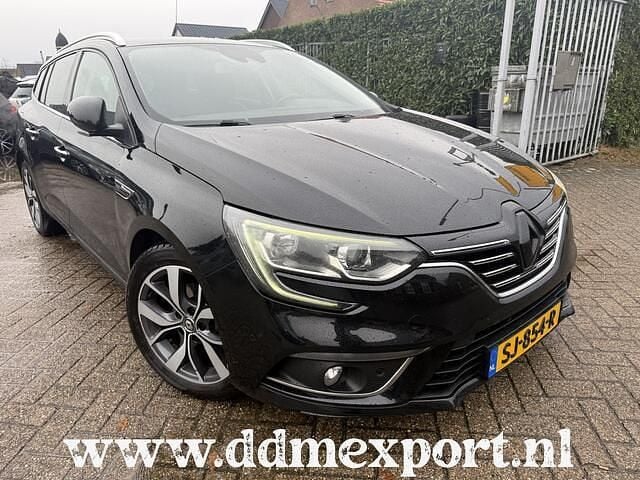 Zwart Gebruikt 2018 Renault Mégane GrandTour Bose Edition Stationwagen | € 7.450 (Super prijs) - Afbeelding 1/4