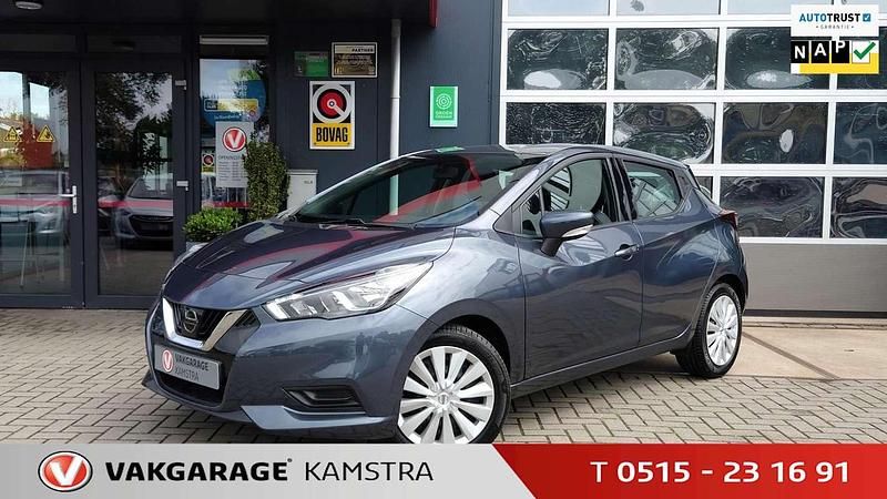 Grijs Gebruikt 2018 Nissan Micra Acenta Hatchback | € 9.750 (Eerlijke prijs) - Afbeelding 1/4