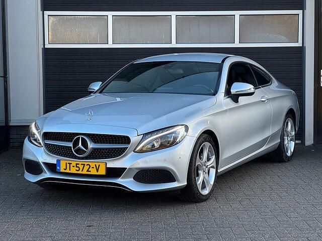 Grijs Occasion 2016 Mercedes C180 Ambition Coupé | € 14.950 (Super prijs) - Afbeelding 1/4