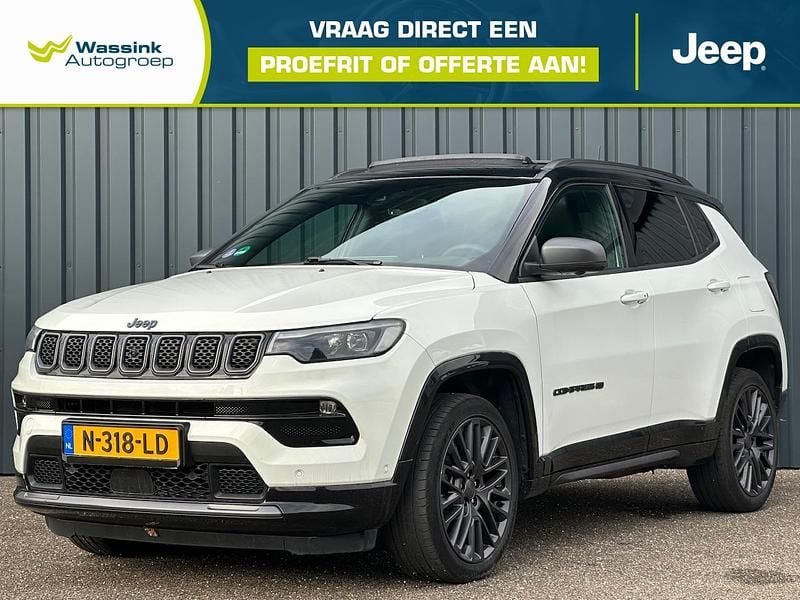 Wit Occasion 2021 Jeep Compass 80th Anniversary SUV | € 24.035 (Eerlijke prijs) - Afbeelding 1/4