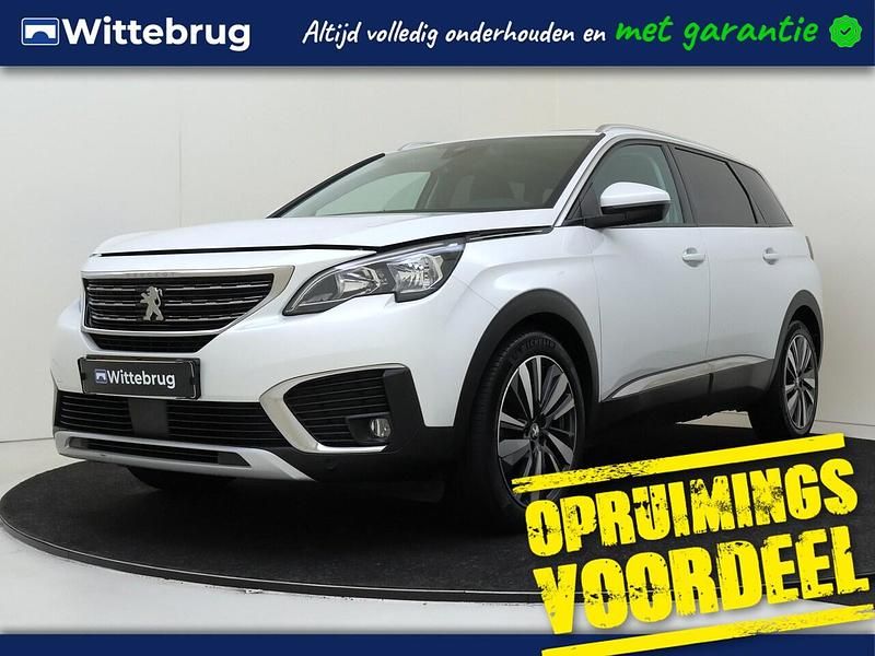 Wit (parellak) Gebruikt 2020 Peugeot 5008 Premium SUV | € 24.500 (Iets duurder) - Afbeelding 1/3