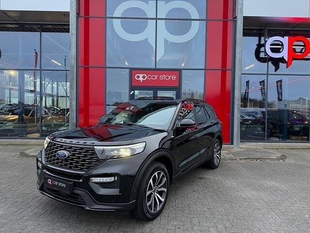 Zwart Gebruikt 2021 Ford Explorer ST-Line SUV | € 36.999 (Goede deal) - Afbeelding 1/4