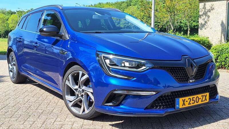Blauw Gebruikt 2017 Renault Mégane GrandTour GT Stationwagen | € 18.400 (Eerlijke prijs) - Afbeelding 1/4