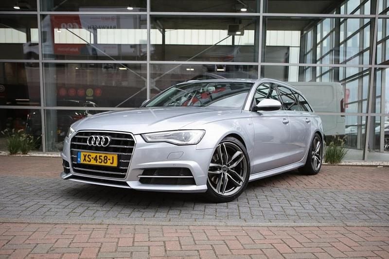 Grijs Gebruikt 2018 Audi A6 Sport Stationwagen | € 21.950 (Super prijs) - Afbeelding 1/4