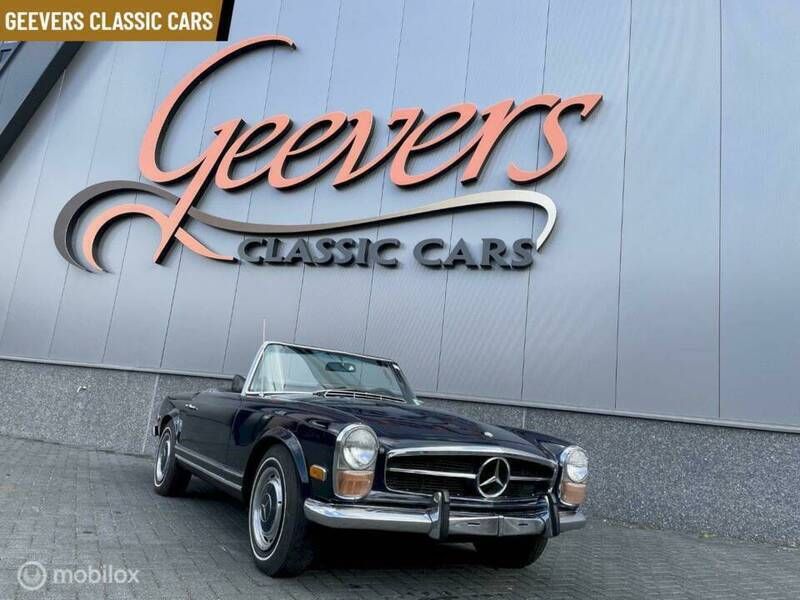 Blauwdonkerblauw 904g Gebruikt 1970 Mercedes SL280 Cabriolet | € 74.950 - Afbeelding 1/4