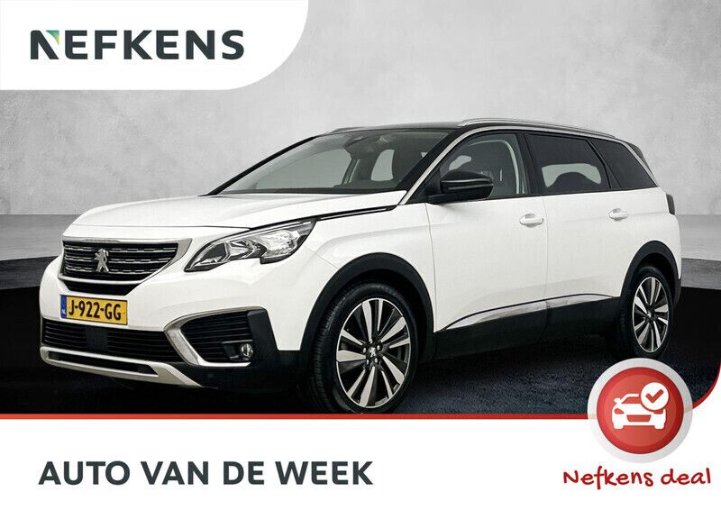Wit Gebruikt 2018 Peugeot 5008 Allure MPV | € 18.425 (Eerlijke prijs) - Afbeelding 1/4