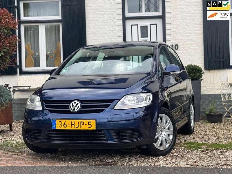 Blauw Gebruikt 2009 VW Golf Plus Comfortline MPV | € 3.750 (Iets duurder) - Afbeelding 1/4