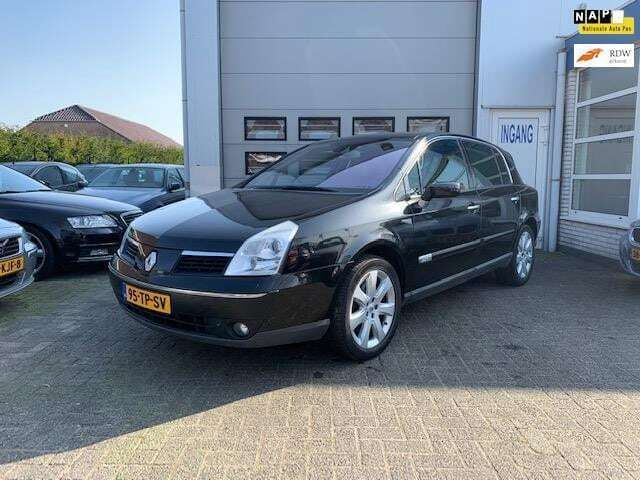 Zwart Gebruikt 2007 Renault Vel Satis Initiale Hatchback | € 3.799 - Afbeelding 1/4