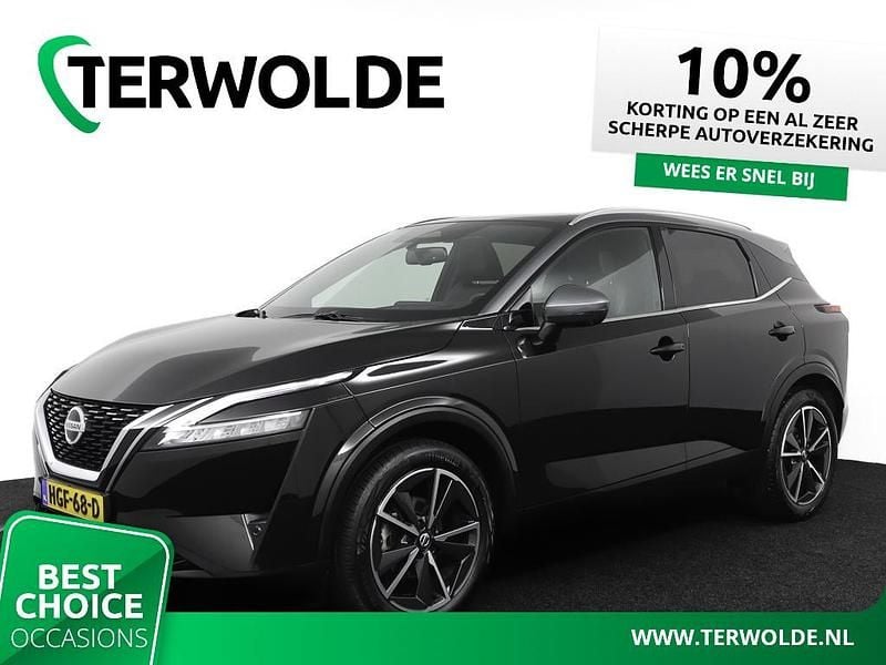Zwart Gebruikt 2022 Nissan Qashqai Premium Edition SUV | € 26.840 (Eerlijke prijs) - Afbeelding 1/4