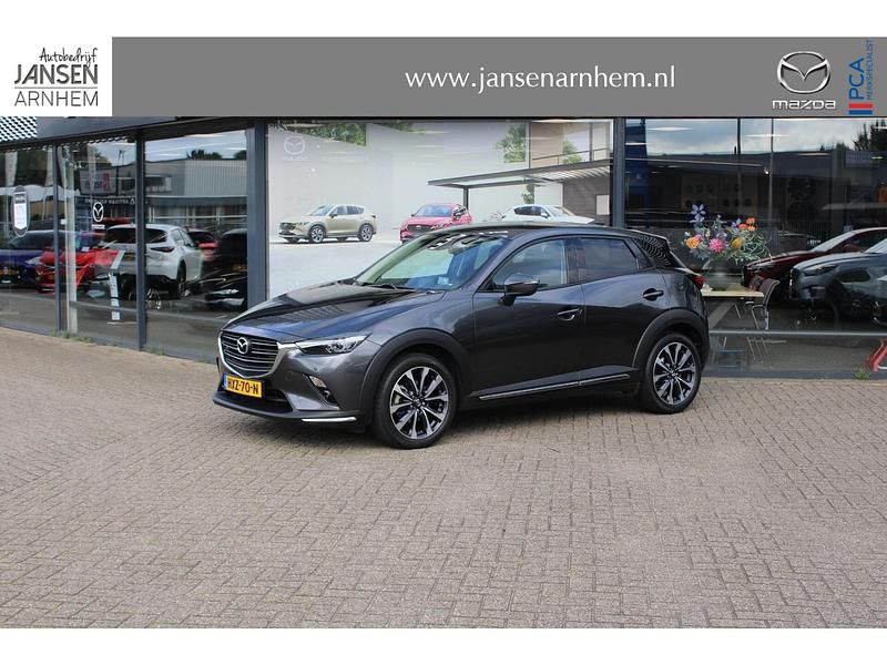 Grijs Gebruikt 2021 Mazda CX-3 Luxury SUV | € 24.900 (Eerlijke prijs) - Afbeelding 1/4
