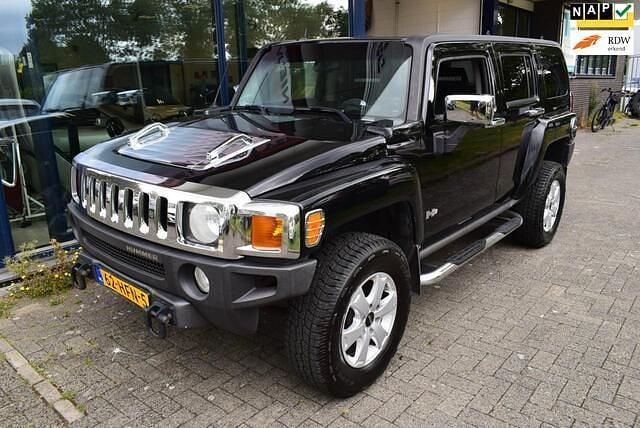 Zwart Gebruikt 2008 Hummer H3 SUV | € 19.950 - Afbeelding 1/4