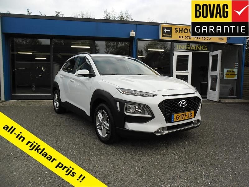Wit Gebruikt 2019 Hyundai Kona Comfort SUV | € 14.950 (Goede deal) - Afbeelding 1/4