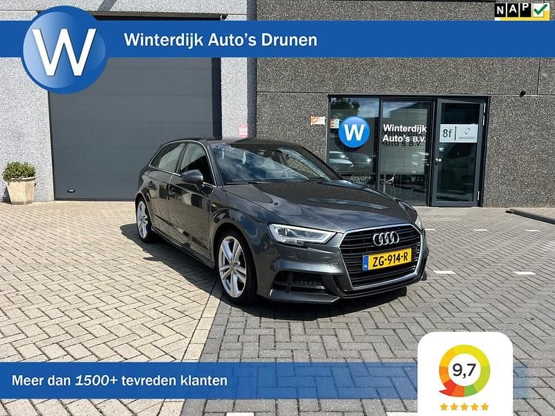 Grijs Gebruikt 2019 Audi A3 S-Line Hatchback | € 21.950 (Iets duurder) - Afbeelding 1/4