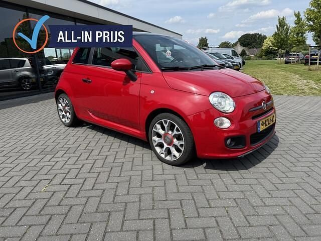 Rood Gebruikt 2013 Fiat 500S Hatchback | € 9.500 (Eerlijke prijs) - Afbeelding 1/4