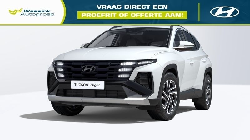 Wit Nieuw 2025 Hyundai Tucson Comfort SUV | € 46.497 (Eerlijke prijs) - Afbeelding 1/4