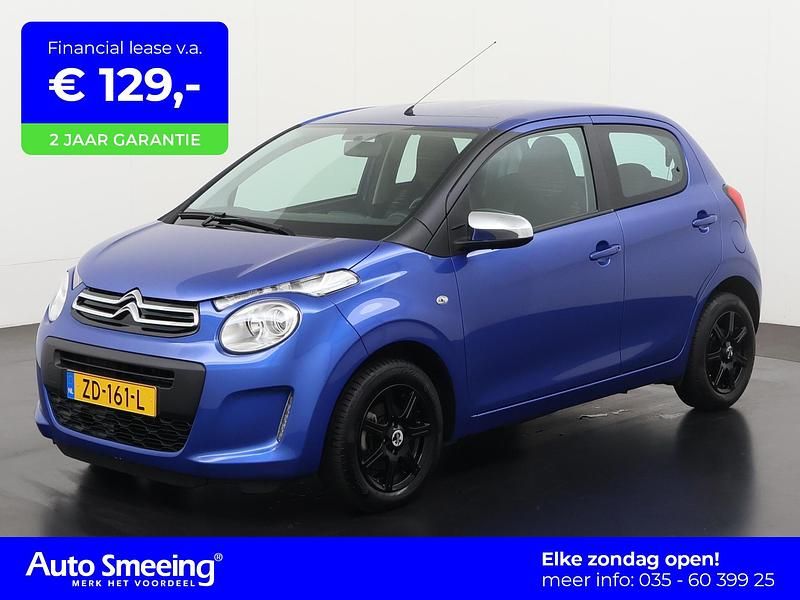 Blauw Gebruikt 2019 Citroën C1 Feel Hatchback | € 9.945 (Eerlijke prijs) - Afbeelding 1/4