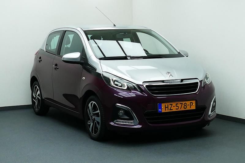 Paars Gebruikt 2016 Peugeot 108 Allure Hatchback | € 9.444 (Eerlijke prijs) - Afbeelding 1/4