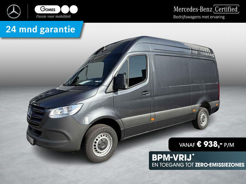 Grijs Nieuw 2024 Mercedes Sprinter Van | € 56.168 - Afbeelding 1/4
