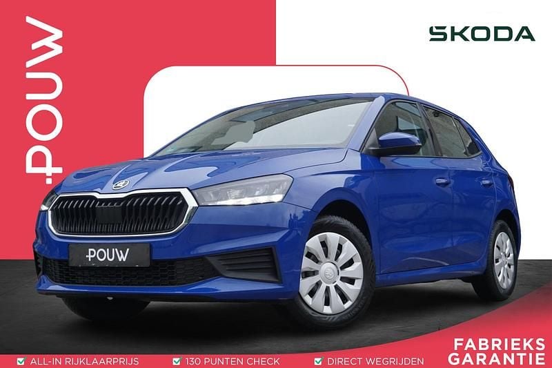 Blauw Gebruikt 2023 Skoda Fabia Ambition Hatchback | € 17.450 (Eerlijke prijs) - Afbeelding 1/4