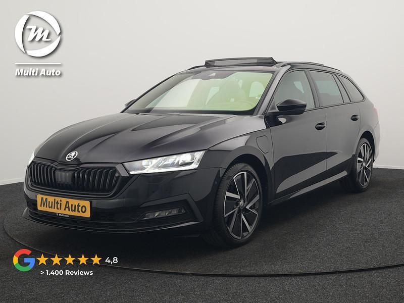 Zwart (metallic) Occasion 2021 Skoda Octavia Business Line Stationwagen | € 26.430 (Duur) - Afbeelding 1/3