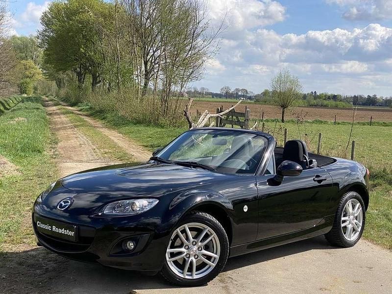 Zwart Gebruikt 2012 Mazda MX5 Cabriolet | € 14.450 (Eerlijke prijs) - Afbeelding 1/4
