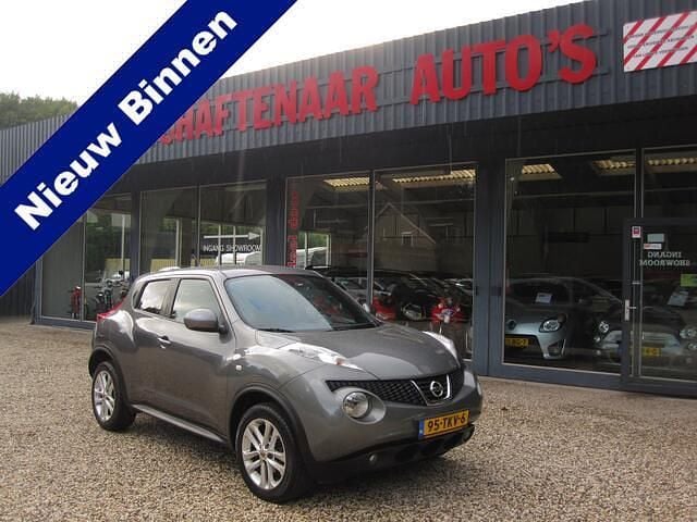 Grijs Gebruikt 2012 Nissan Juke Acenta SUV | € 8.400 (Eerlijke prijs) - Afbeelding 1/4