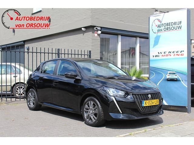 Zwart, metallic lak Gebruikt 2021 Peugeot 208 Active Hatchback | € 12.950 (Eerlijke prijs) - Afbeelding 1/4