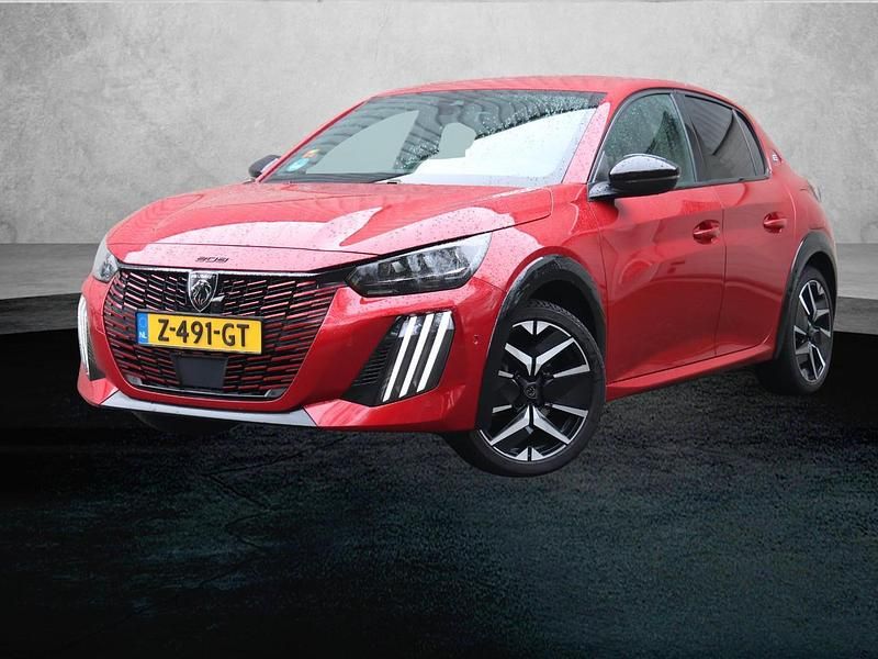 Rood Occasion 2024 Peugeot e-208 GTi Hatchback | € 25.420 (Eerlijke prijs) - Afbeelding 1/1
