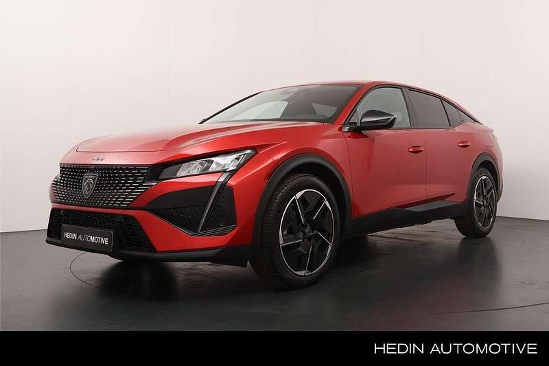 Nieuw Peugeot 408 Allure 224 PK (164 kW) 2025 Rood Sedan