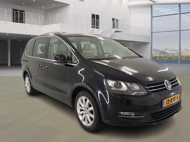 Zwart Gebruikt 2011 VW Sharan Highline MPV | € 5.950 (Super prijs) - Afbeelding 1/4