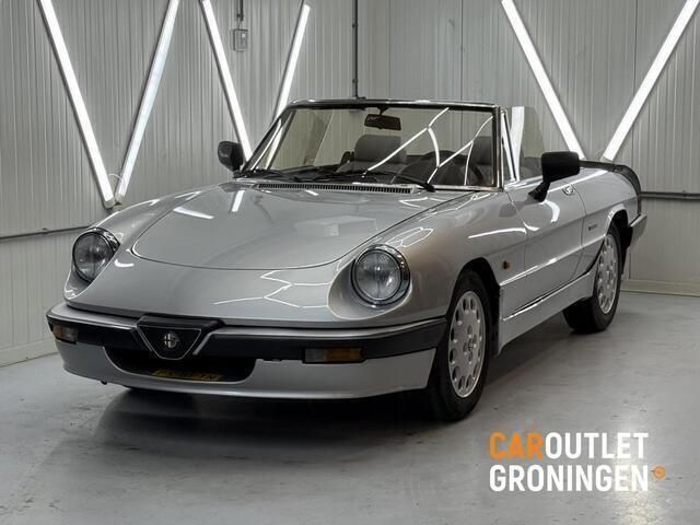 Grijs Gebruikt 1986 Alfa Romeo Spider Quadrifoglio Verde Cabriolet | € 17.990 - Afbeelding 1/4