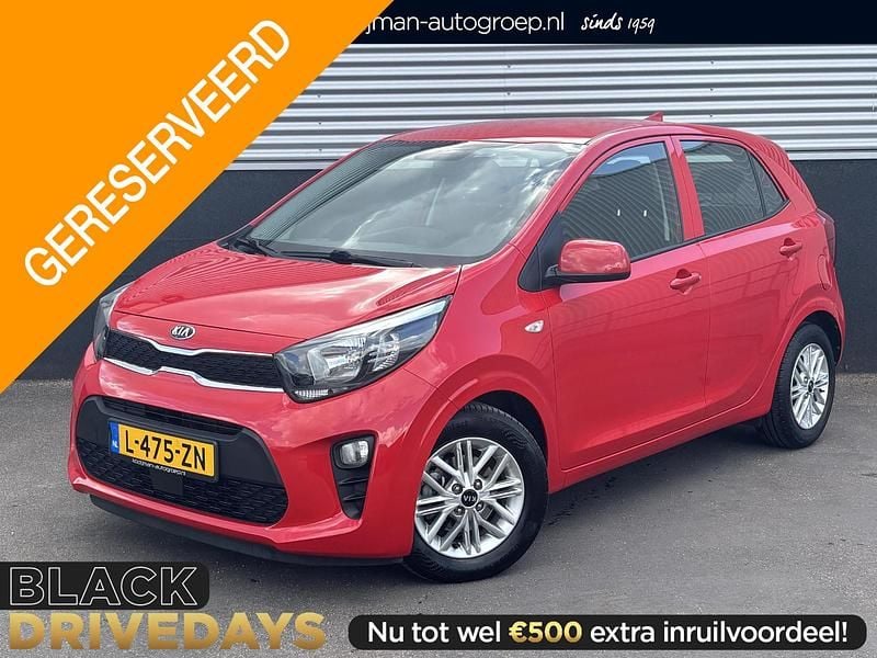 Rood Gebruikt 2021 Kia Picanto Hatchback | € 12.400 (Goede deal) - Afbeelding 1/4