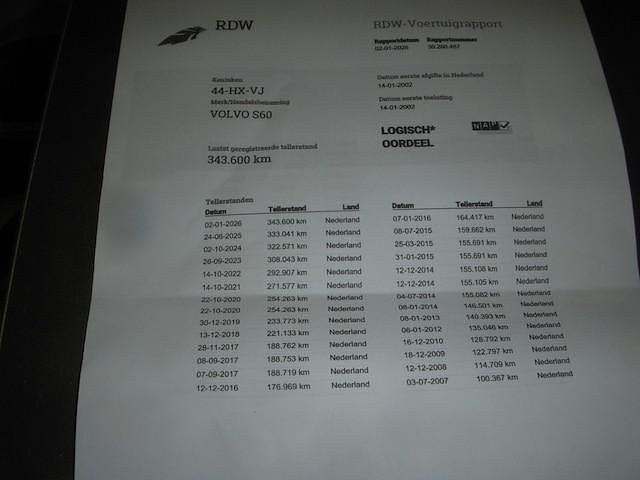 Occasion Volvo S60 140 PK (102 kW) 2002 Grijs Sedan