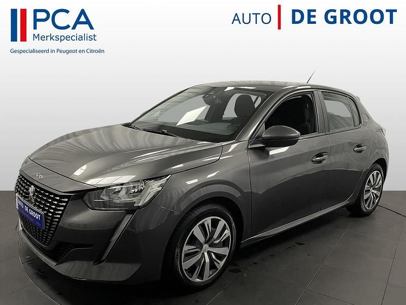 Grijs (metallic) Occasion 2020 Peugeot 208 Active Hatchback | € 12.900 (Eerlijke prijs) - Afbeelding 1/4