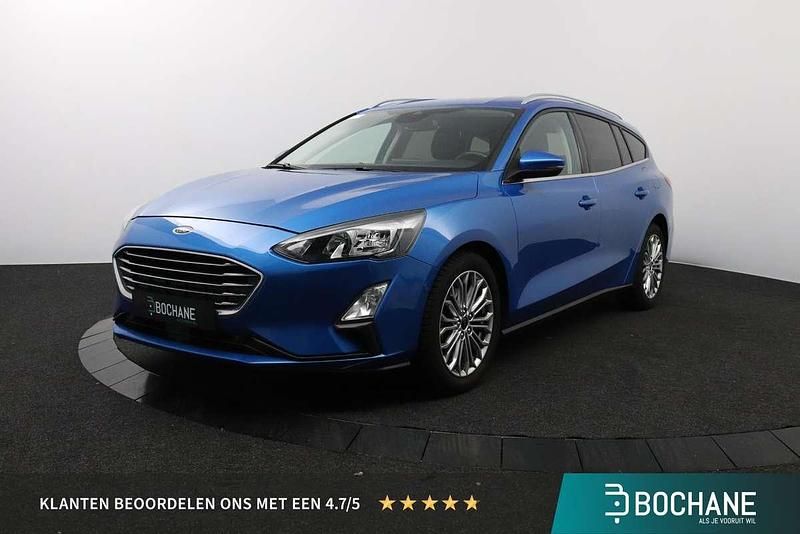 Blauw Gebruikt 2020 Ford Focus Business Edition Stationwagen | € 14.900 (Eerlijke prijs) - Afbeelding 1/4