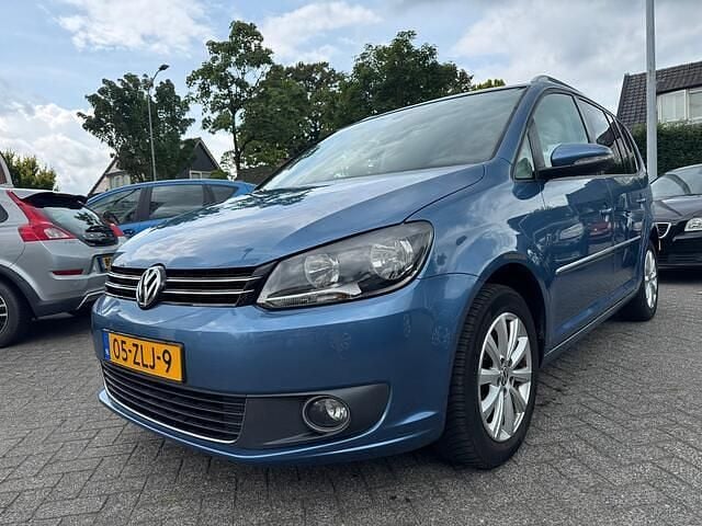 Blauw Gebruikt 2013 VW Touran Highline MPV | € 4.999 (Goede deal) - Afbeelding 1/4