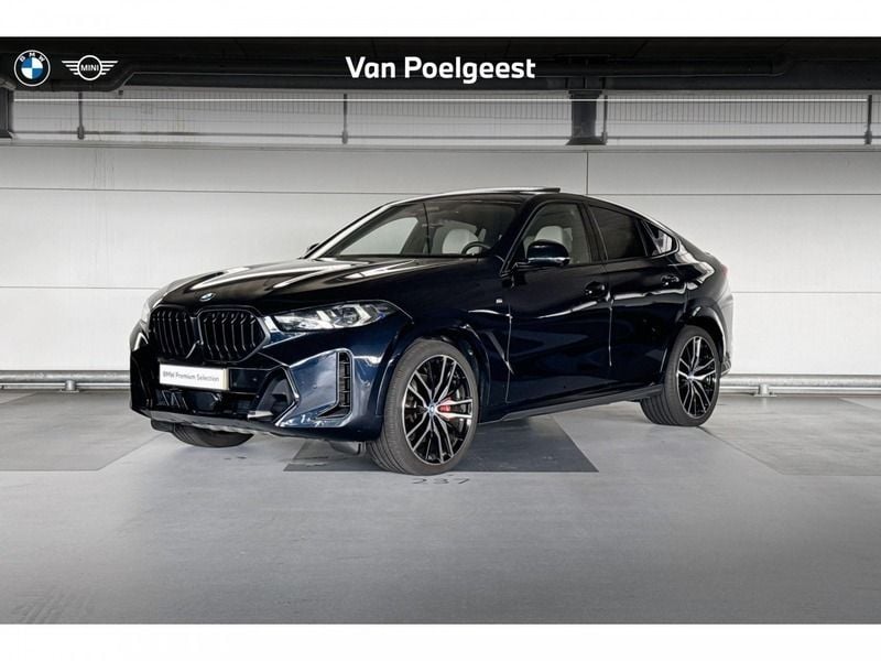 M carbonschwarz Gebruikt 2024 BMW X6 Comfort Edition SUV | € 124.900 - Afbeelding 1/4