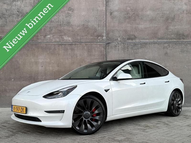 Occasion Tesla Model 3 Performance 461 kW (627 PK) 2021 Wit Sedan