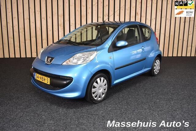 Blauw, metallic lak Gebruikt 2008 Peugeot 107 Hatchback | € 2.450 (Iets duurder) - Afbeelding 1/4