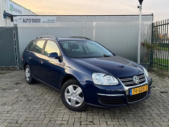 Blauw (metallic) Occasion 2008 VW Golf V Stationwagen | € 1.999 (Eerlijke prijs) - Afbeelding 1/4