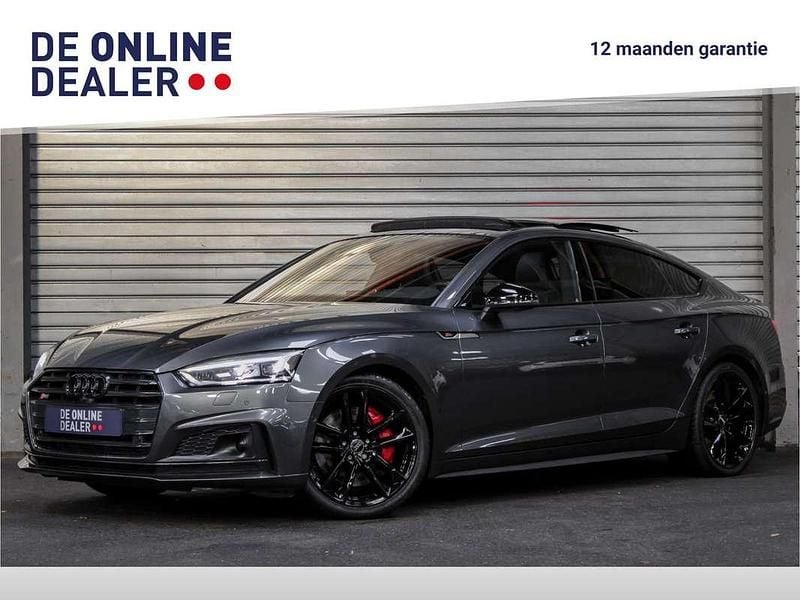 Grijs Gebruikt 2018 Audi S5 Sportback Black Edition Hatchback | € 39.850 - Afbeelding 1/4