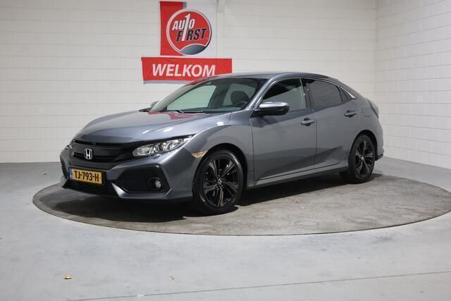 Grijs Gebruikt 2018 Honda Civic Elegance Hatchback | € 14.950 (Goede deal) - Afbeelding 1/4
