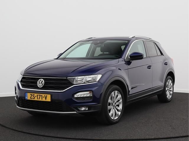 Blauw Gebruikt 2019 VW T-Roc Style SUV | € 18.950 (Eerlijke prijs) - Afbeelding 1/4